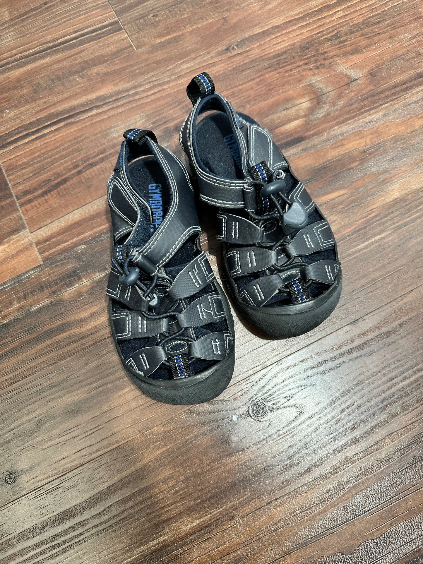 #26 Gymboree Black Sandals Boys 10 NWOT
