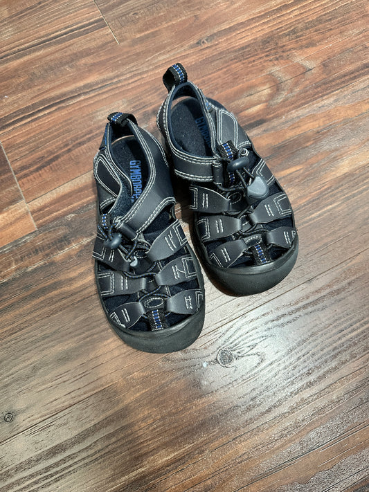 #26 Gymboree Black Sandals Boys 10 NWOT