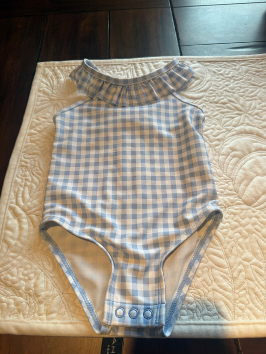 Carter’s Girls 12M Halter Gingham Swimsuit