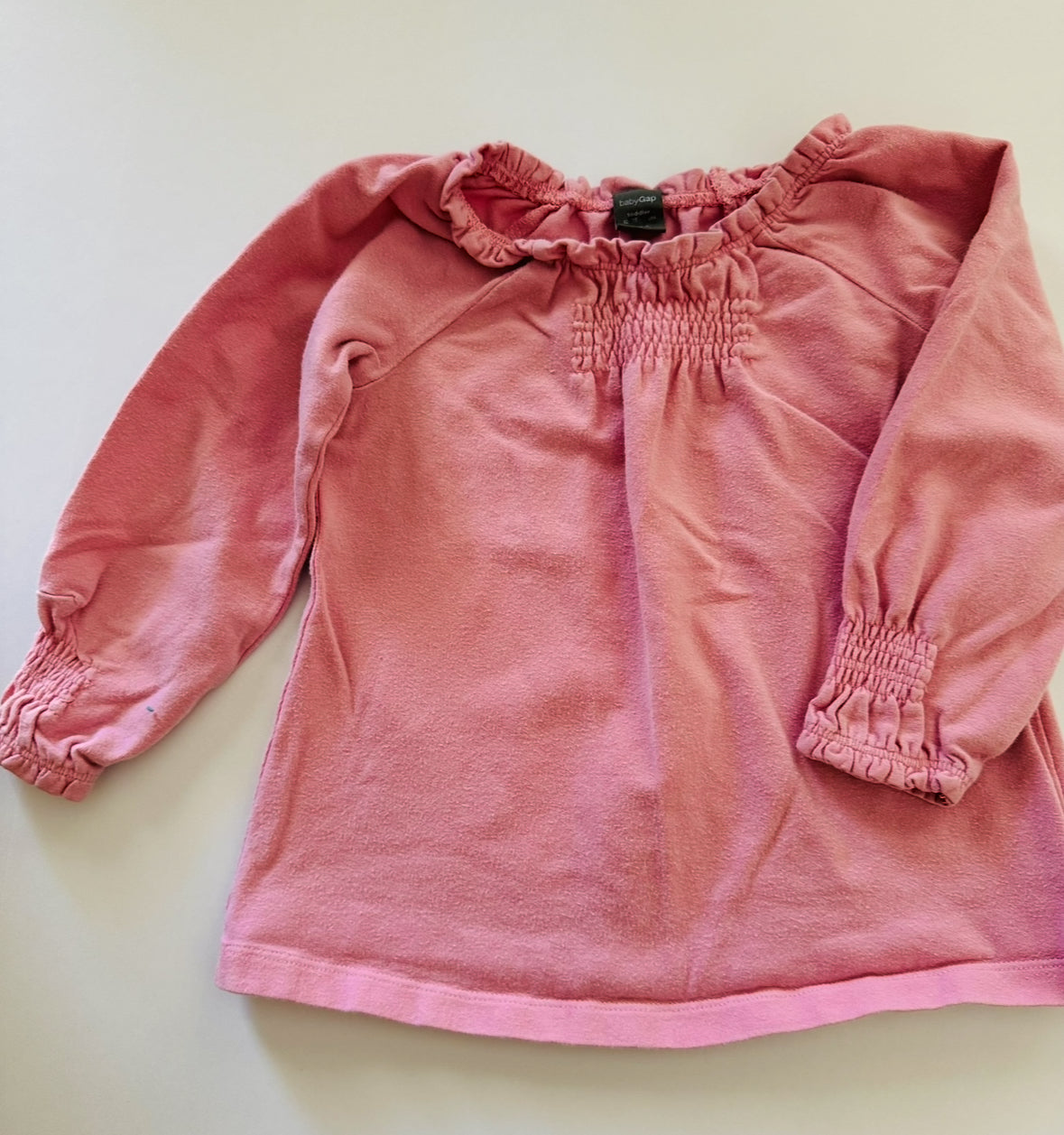 # 92 girl Gap 12-18 month pink spring top