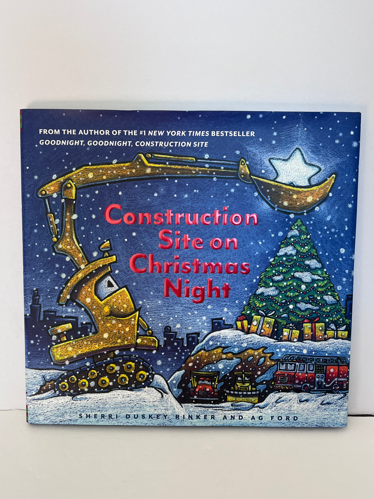#125 Hardcover Picture book Construction Christmas