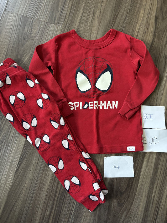 #138 - 2T - EUC Gap - Spiderman PJs (Spidey face) - PU 45236