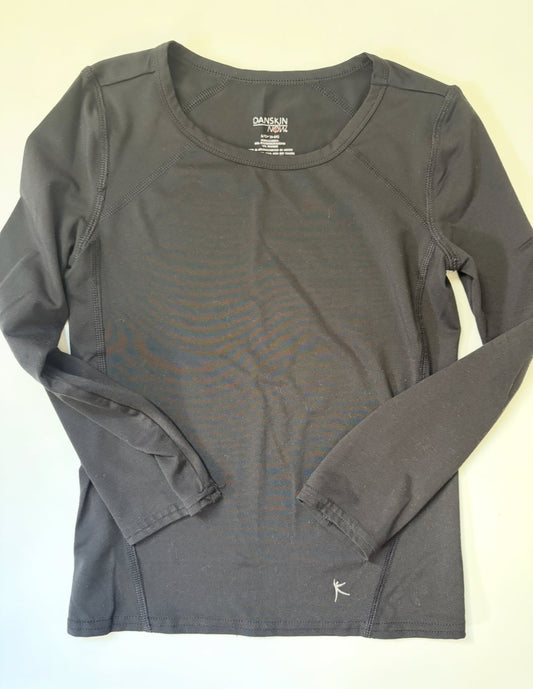 #40 Danskin Black Athletic Shirt Girls 6