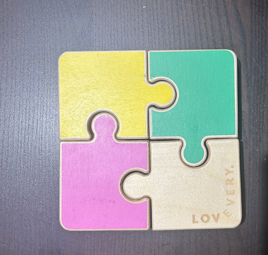 Lovevery chunky wooden double sided puzzle 45224