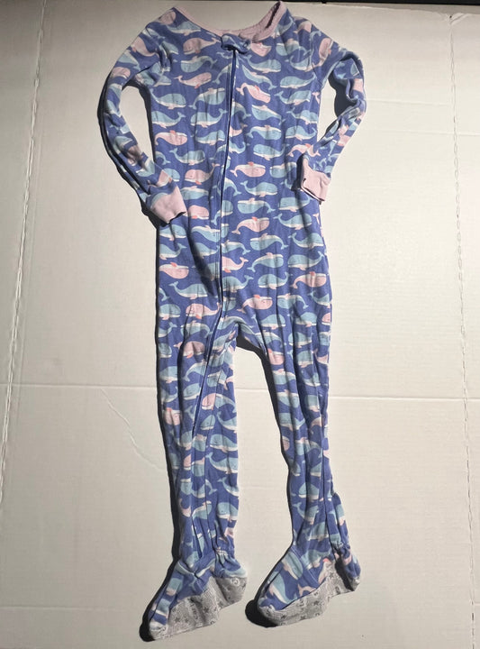 #100 Girls 4T Footie Pjs