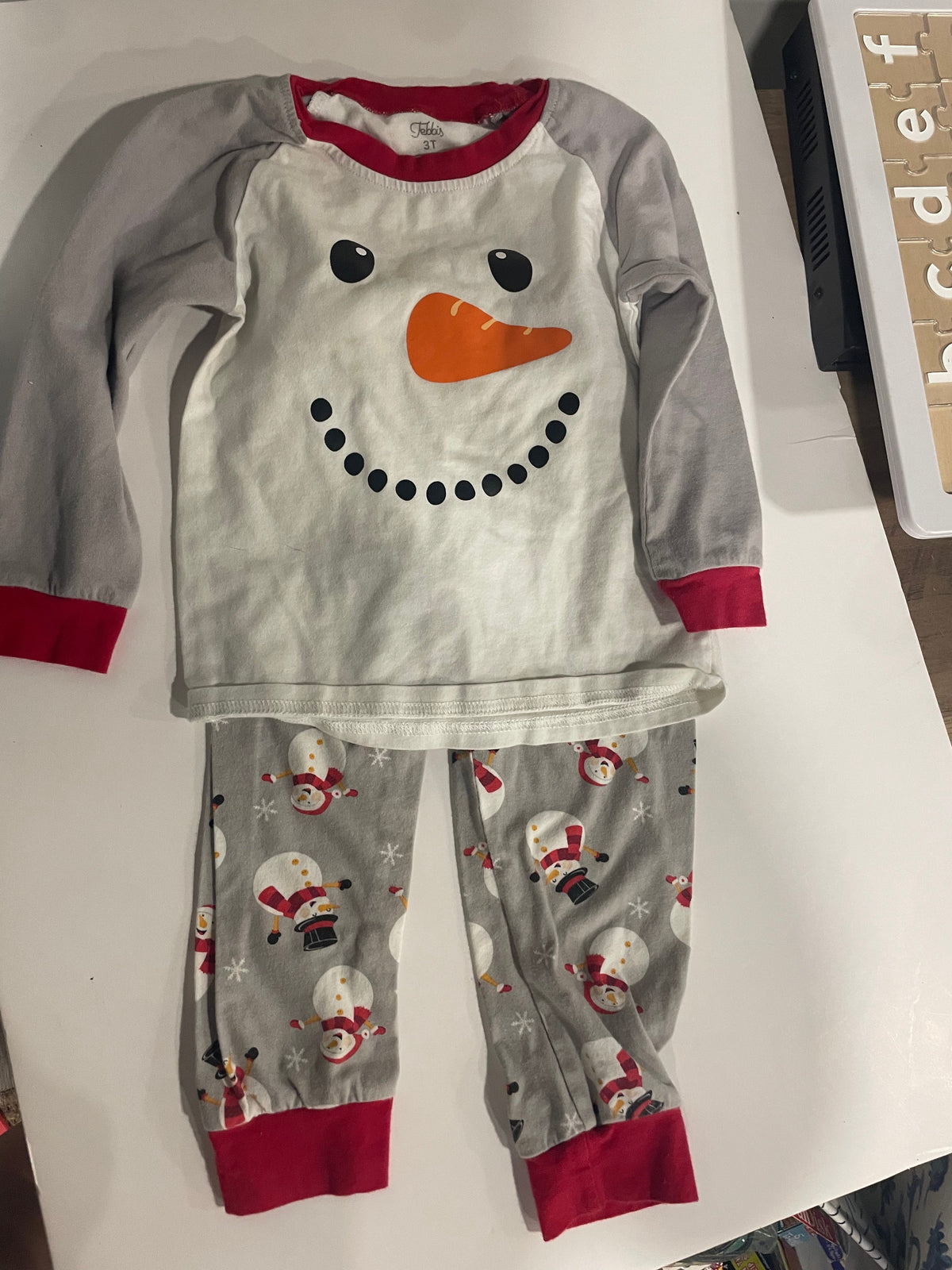 #83  3T Snowman Pjs
