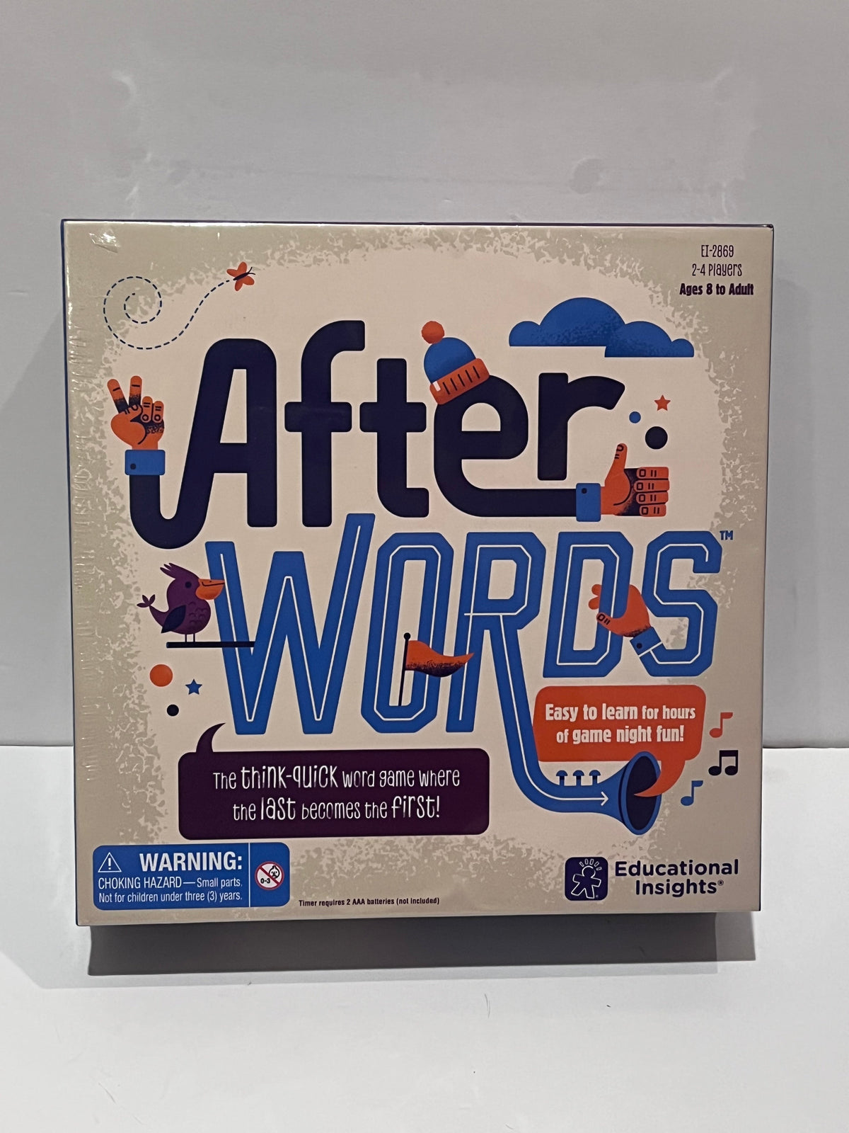#125 New in Packaging After Words Game