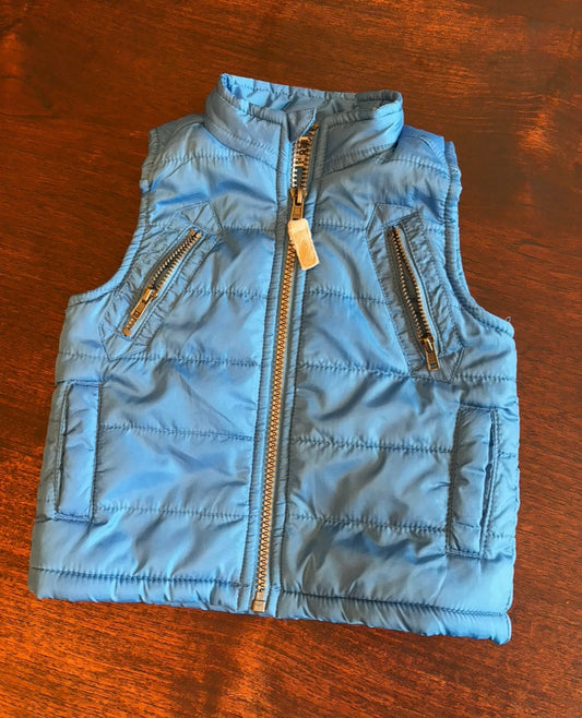#156 reduced! 18 month Oshkosh frosted puffer vest
