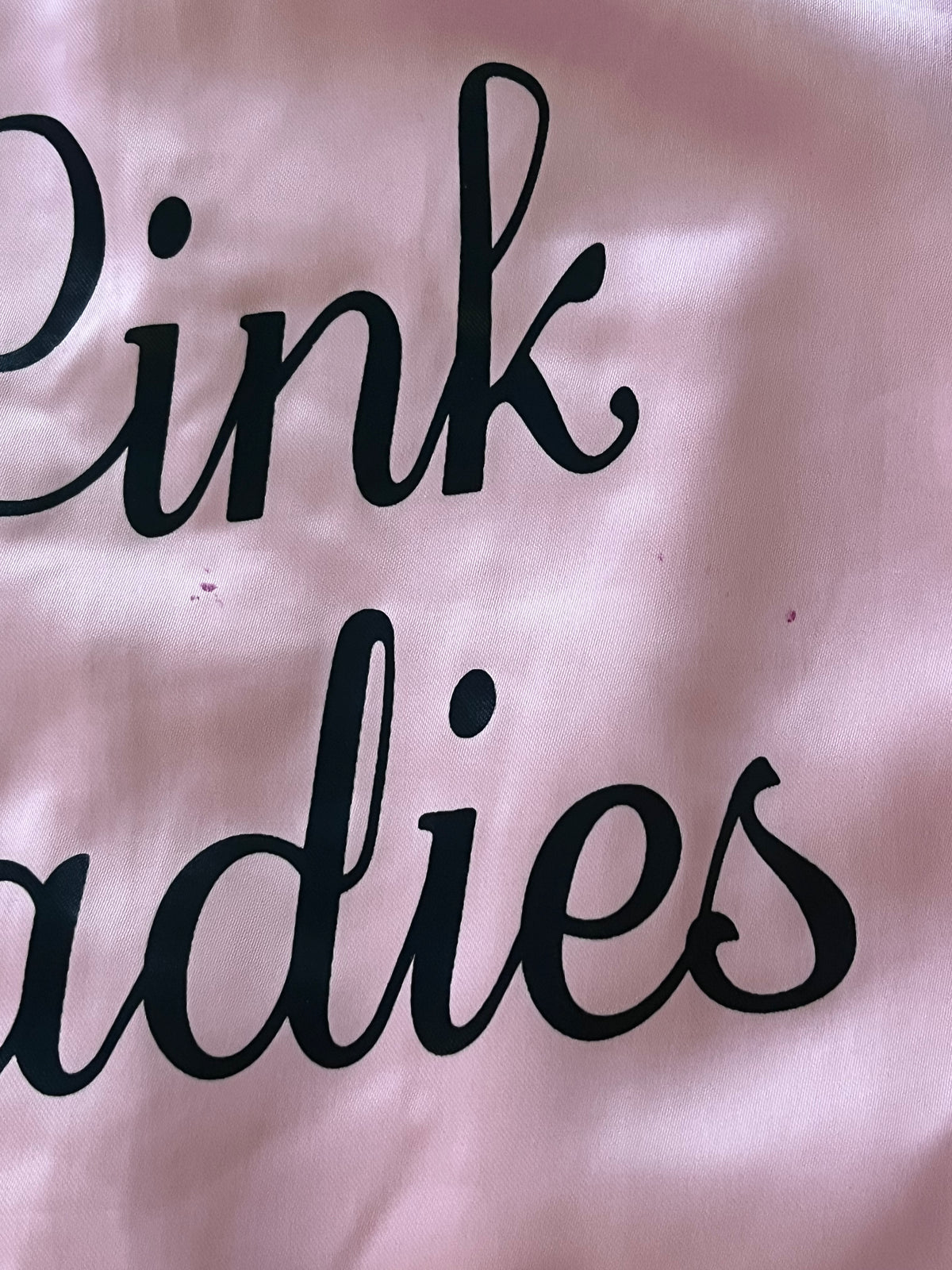 #125 Girls Pink Ladies 50’s Costume Jacket Size 5-6