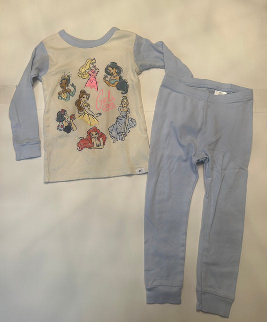 #11-Girls-3T-Gap-Princess 2 Piece Pajamas (1 of 2)