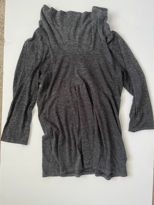 #3 Old navy gray cowel neck maternity sweater womens size L