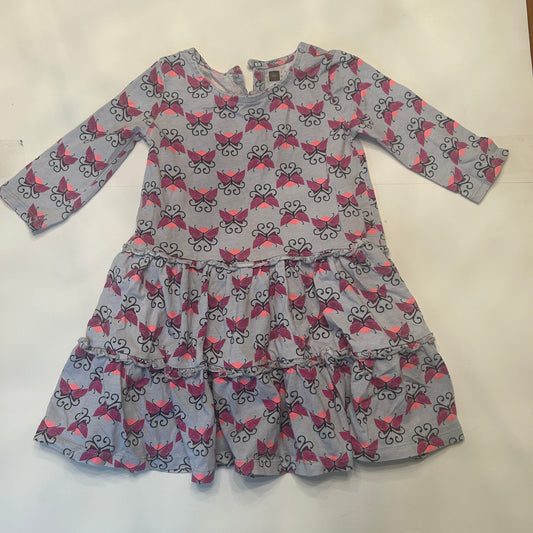 #11-Girls-4T-Tea Collection-Purple Butterfly Dress