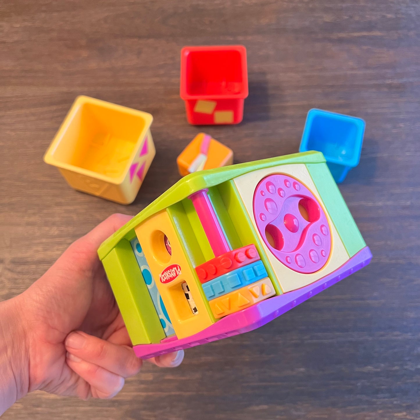 #5 Playskool Nest and Stack Activity Blocks, Great for Developing Motor Skills