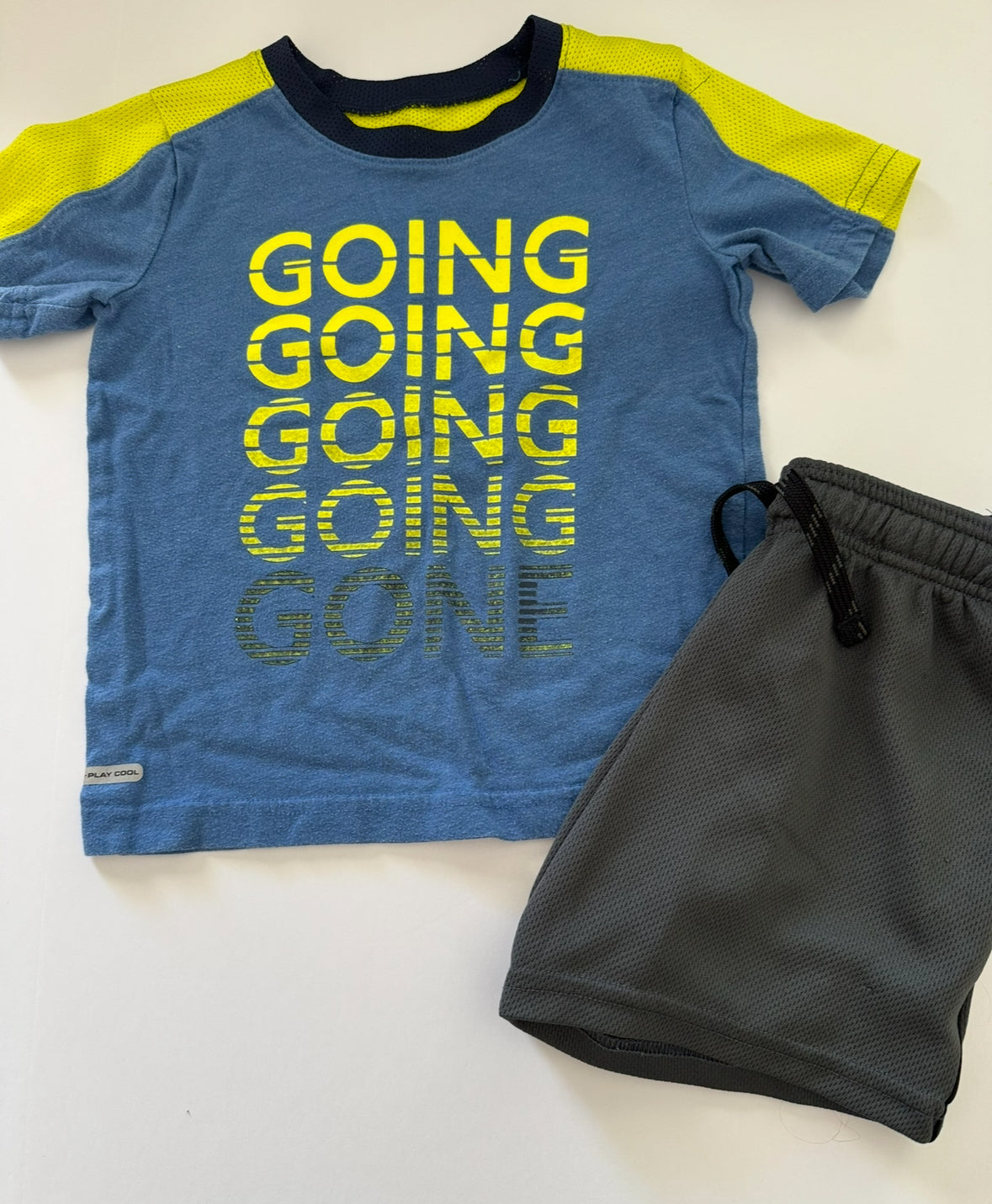 REDUCED # 92 Boys 3 t summer shirt and short set