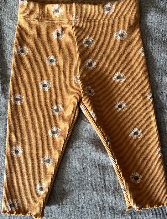 Seller #13 Little Co 3 months yellow floral pants