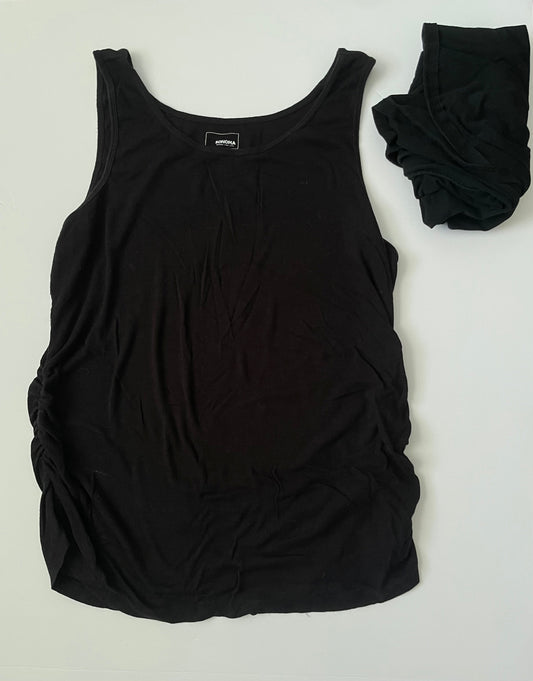 #3 Sanoma black maternity tank - 2 pack women’s size XL