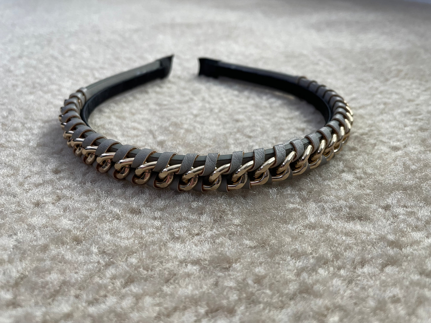 Gold braided headband