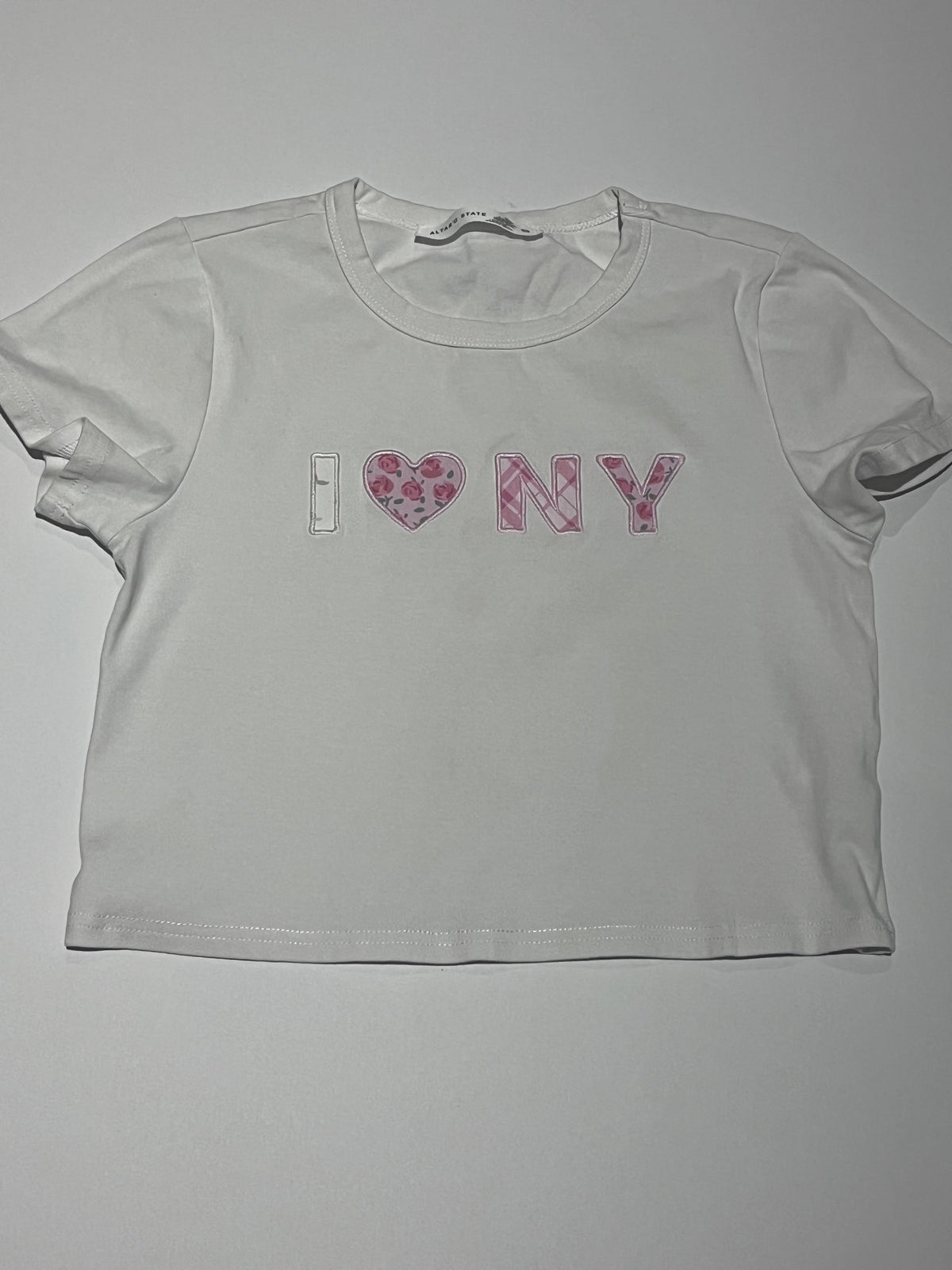 #125 Women’s Altar’d State Cropped T-shirt Size XXS