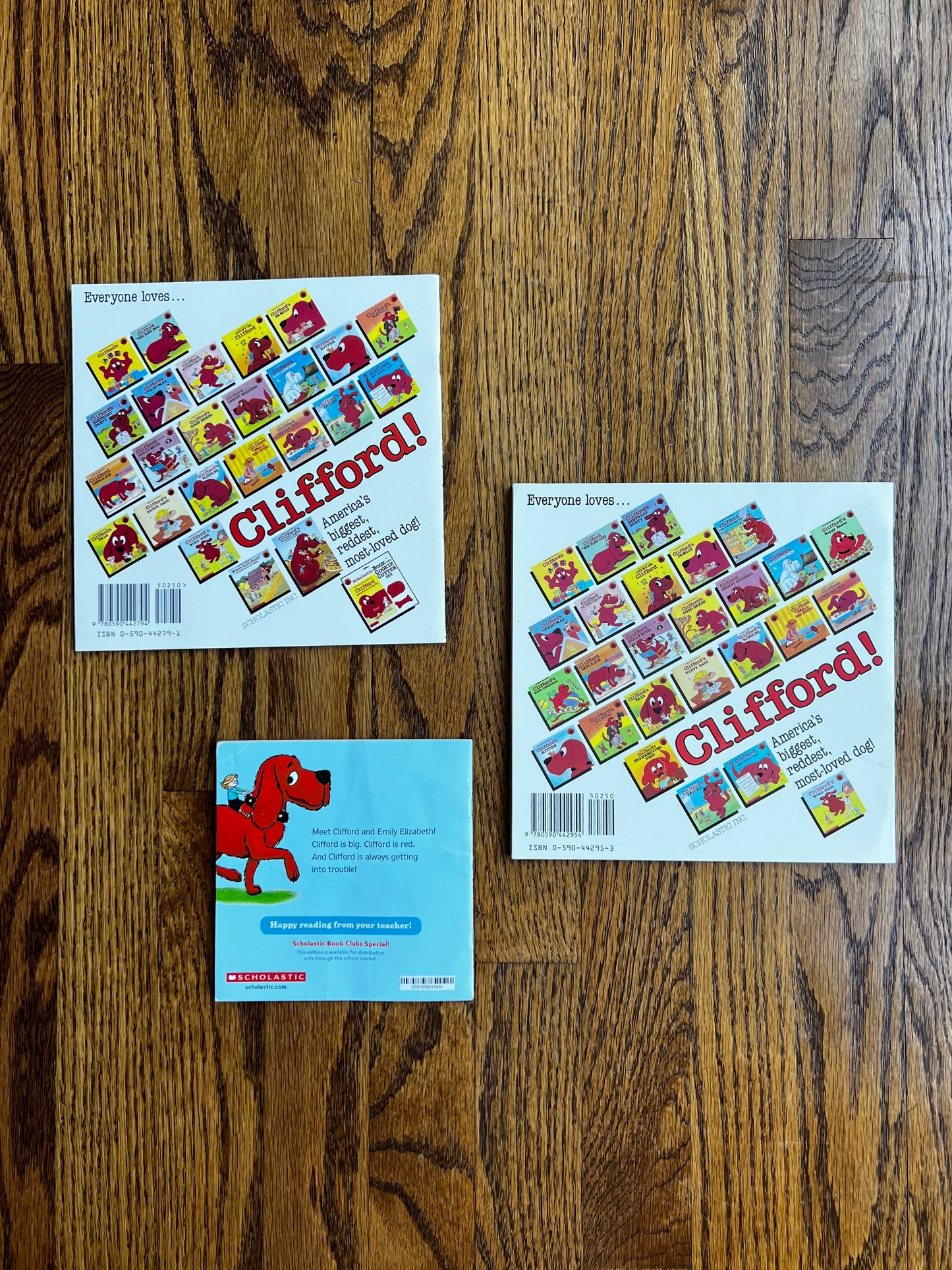 Seller #115 - Clifford the Big Red Dog Book Bundle, GUC