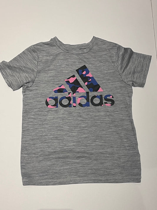 #125 Girls Adidas Athletic Shirt Size 8