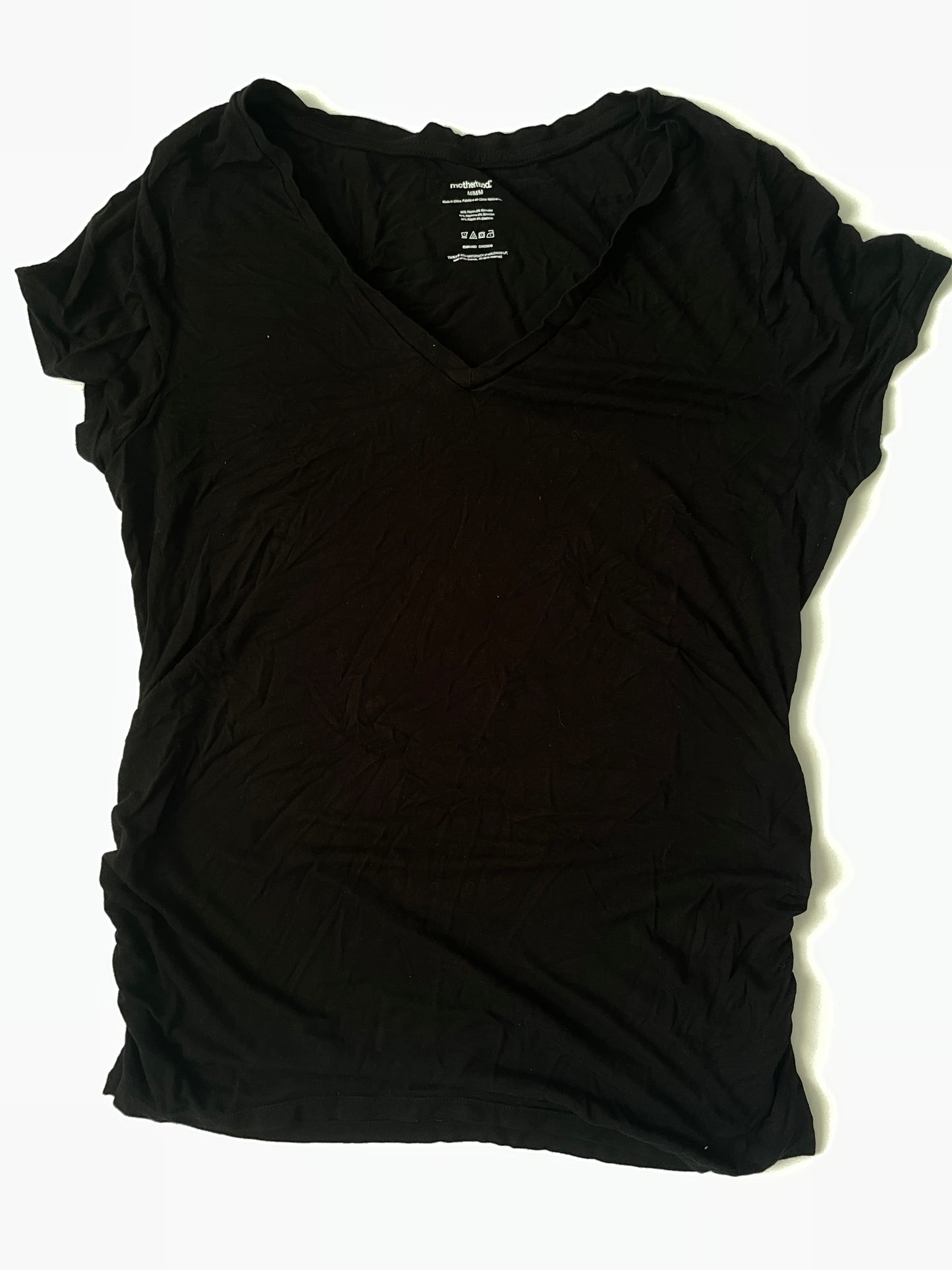 #3 Motherhood maternity black t-shirt women’s size M