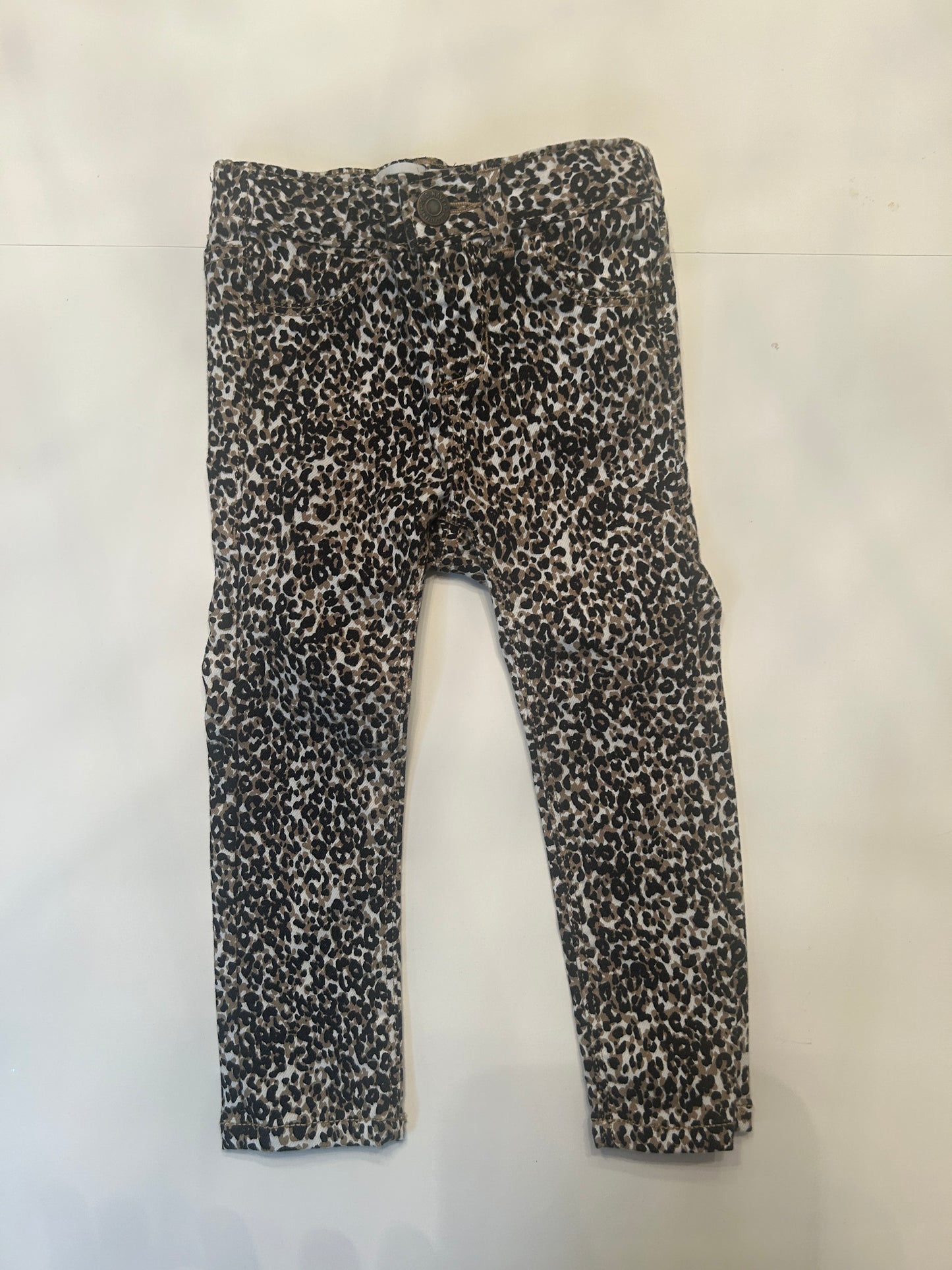 #11-Girls-2T-Old Navy-Leopard Print Skinny Jeans