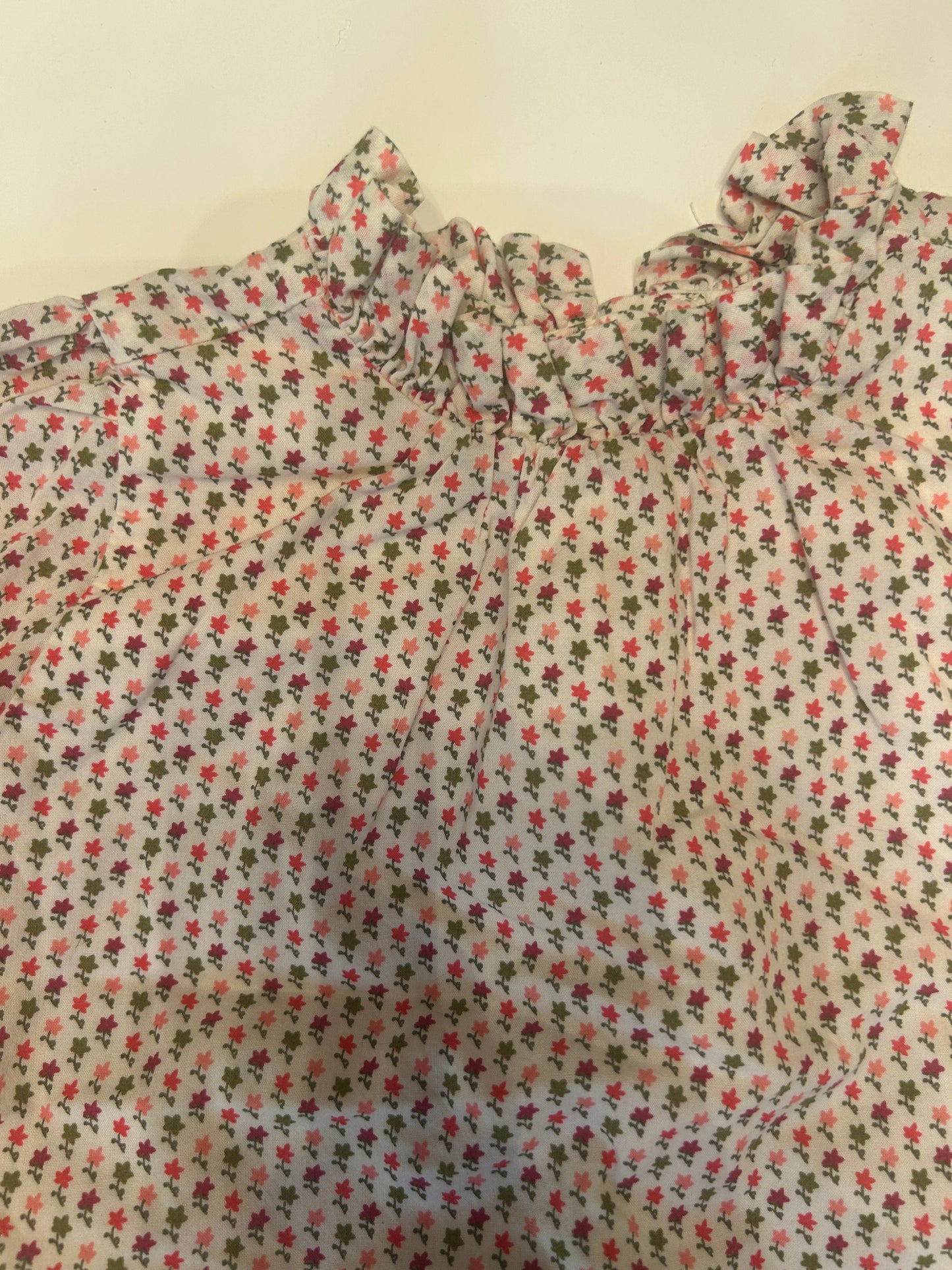 #11-Girls-2T-Gap-Floral Ruffle Shirt and Bootcut Jeans