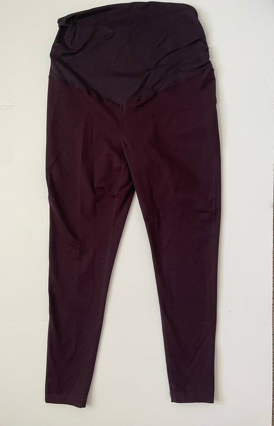 #3 Zella purple maternity athletic leggings women’s size L