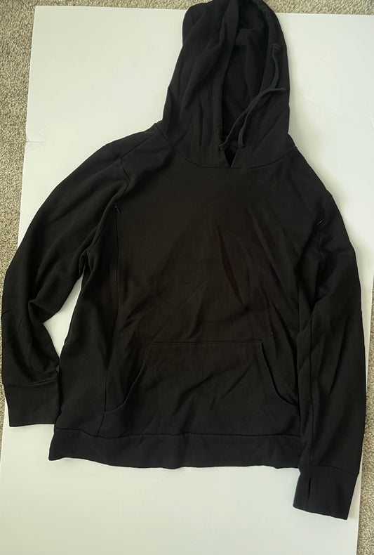 #3 motherhood maternity black nursing hoodie womens size 1X