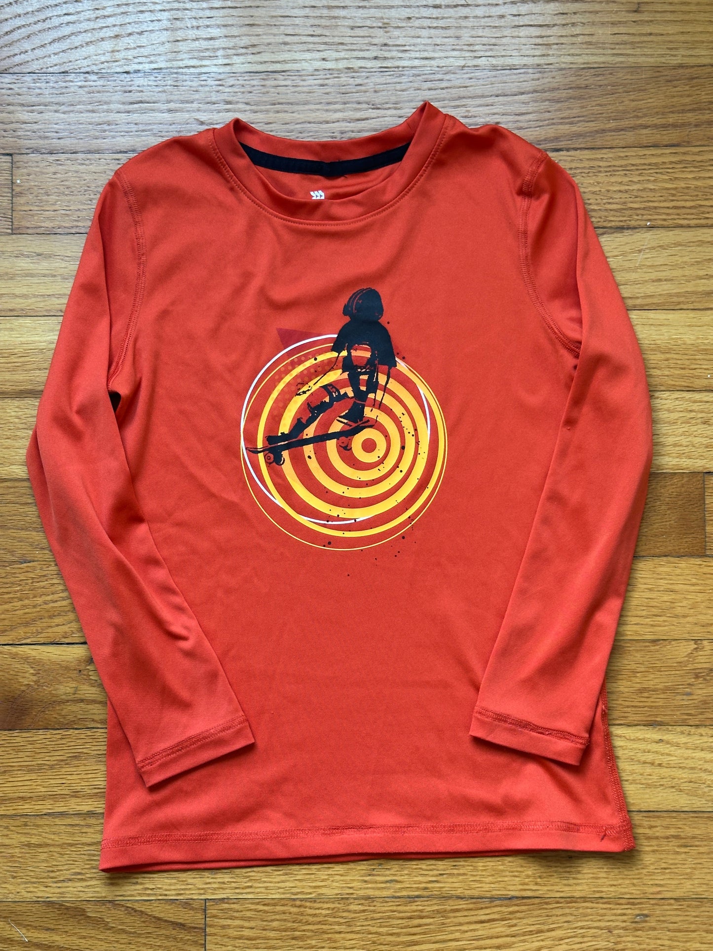 #186 All in Motion Orange Athletic Shirt - boys S(6/7) - EUC