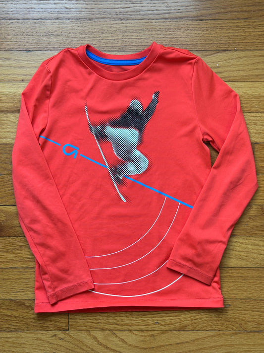 #186 GapFit Athletic Skateboarder Shirt - boys S - EUC