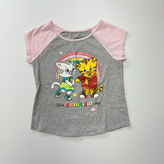Seller 189 Girls 4/5T Jumping Beans Daniel Tiger Tee GUC