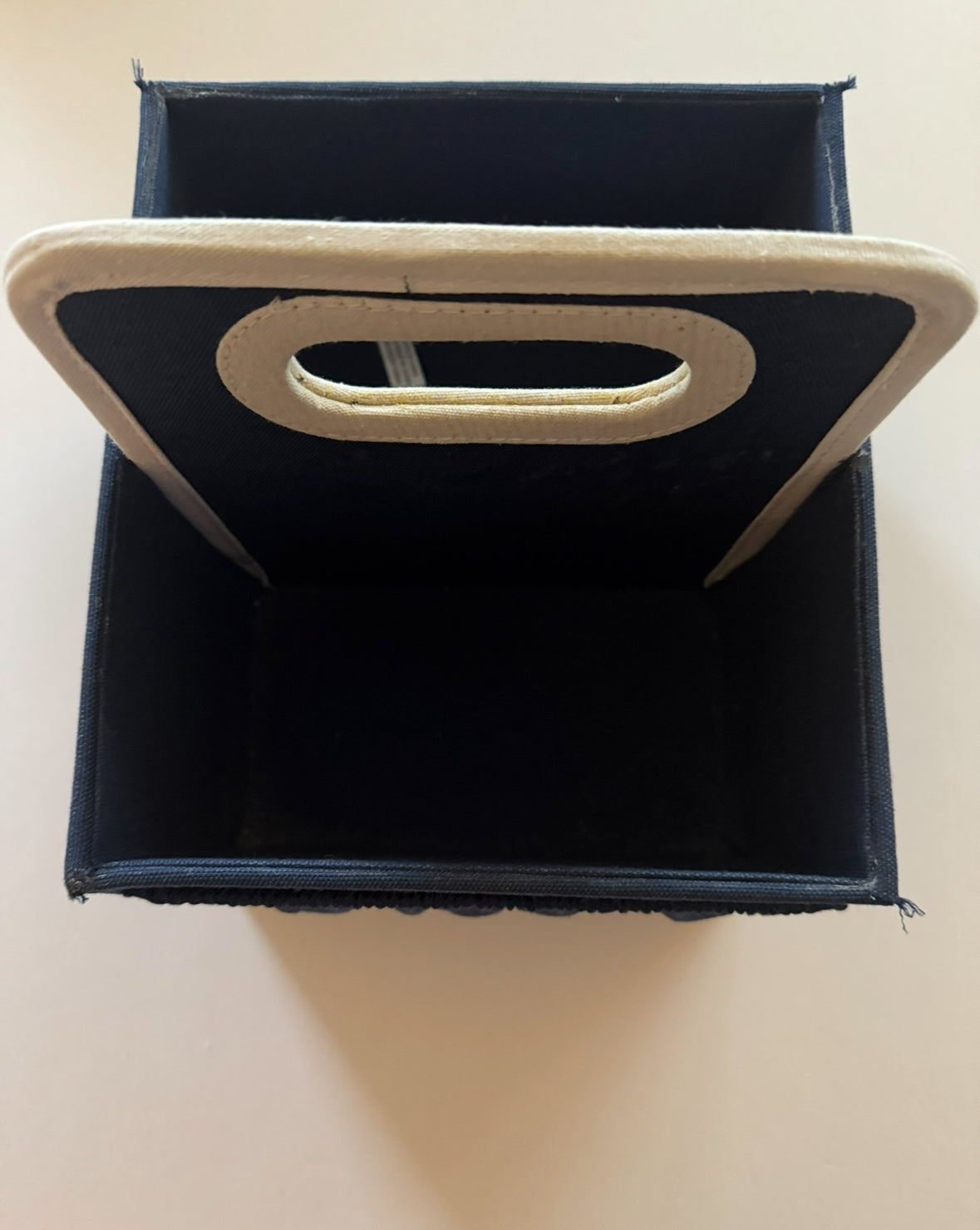 REDUCED #92 navy blue diapers accessories basket