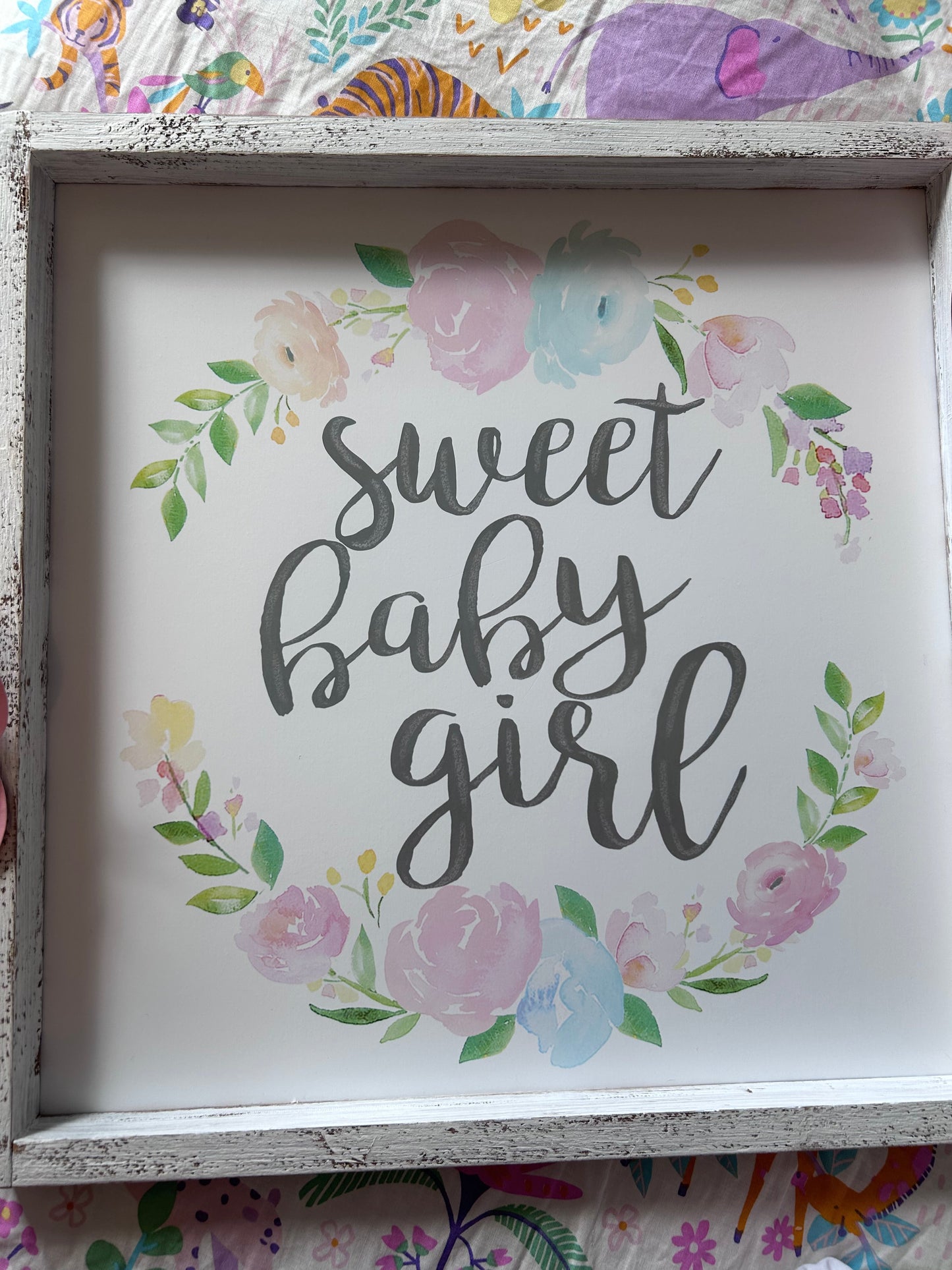 Seller #7 baby girl nursery set and decor