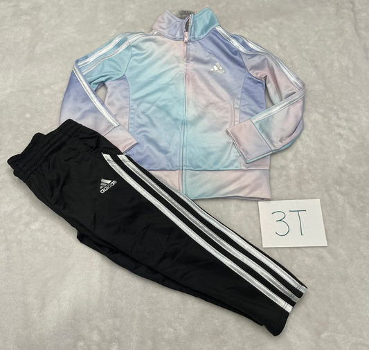 79a 3T adidas track suit EUC