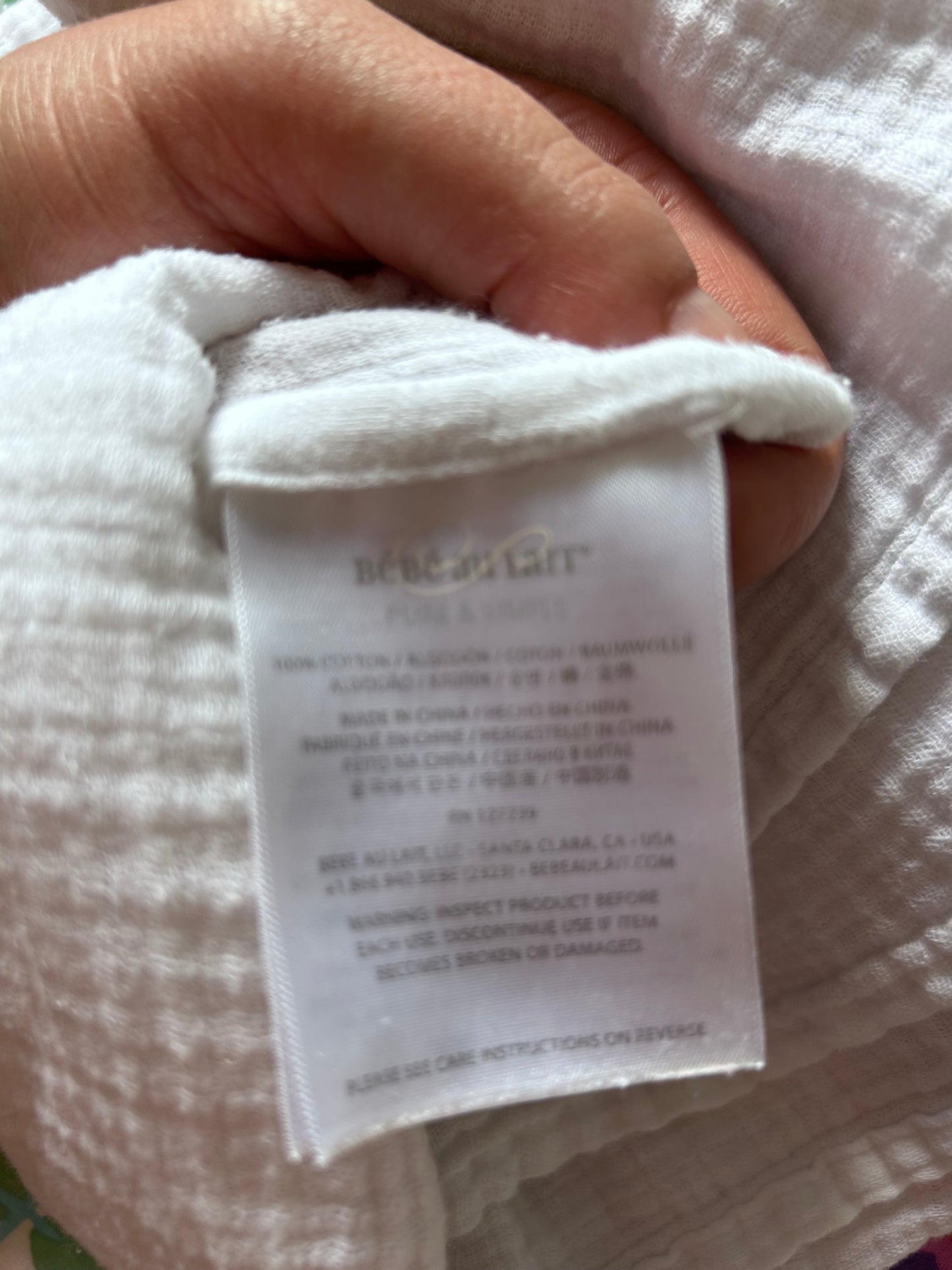 Seller #7 Muslin swaddles (set of 3 large)