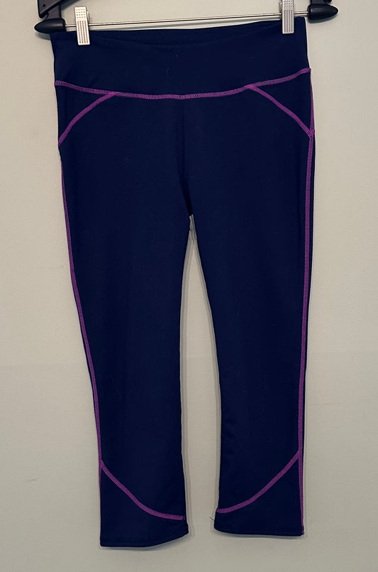 Seller #168 Fabletics Women’s Small Navy/Purple Workout Leggings