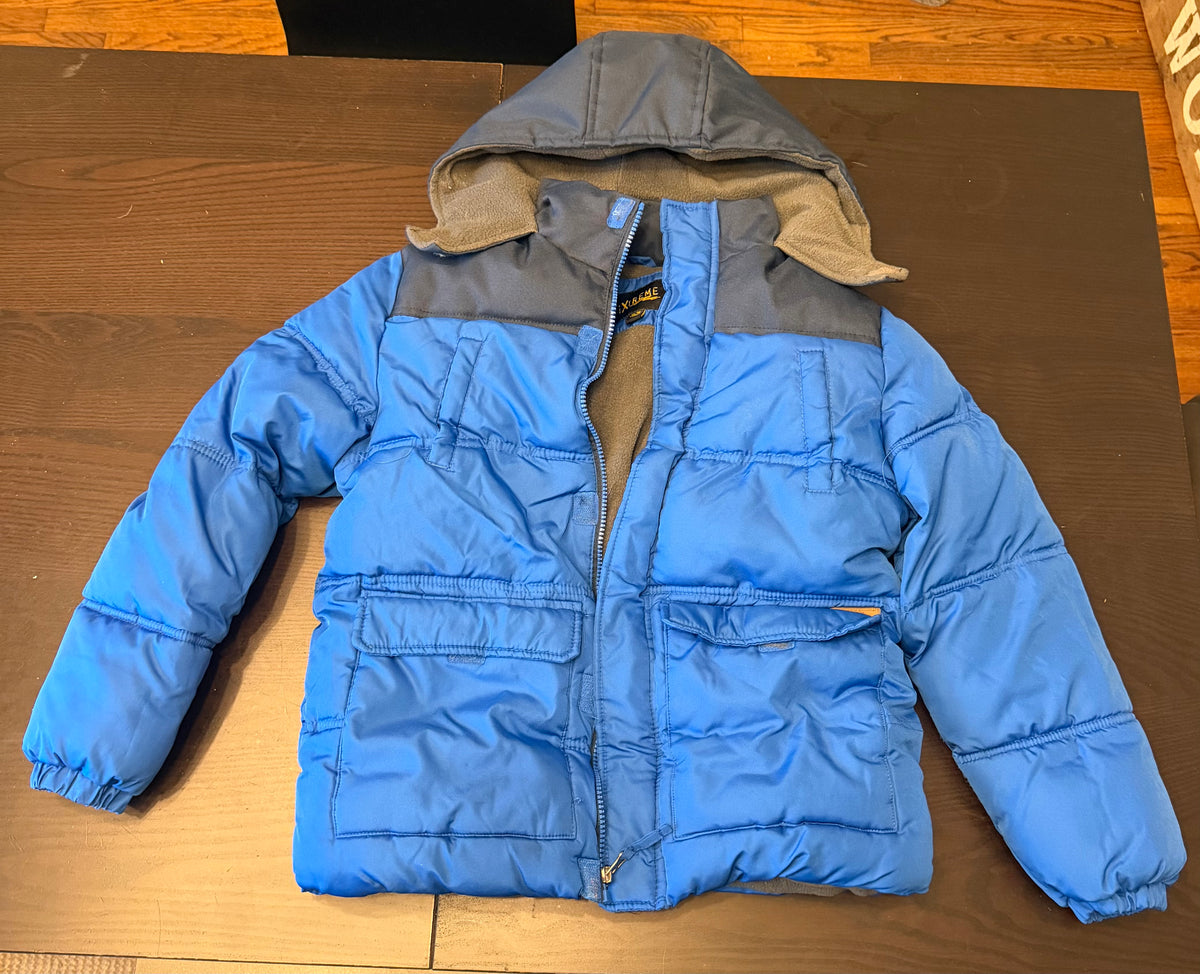 Seller #65 boys 10/12 blue coat