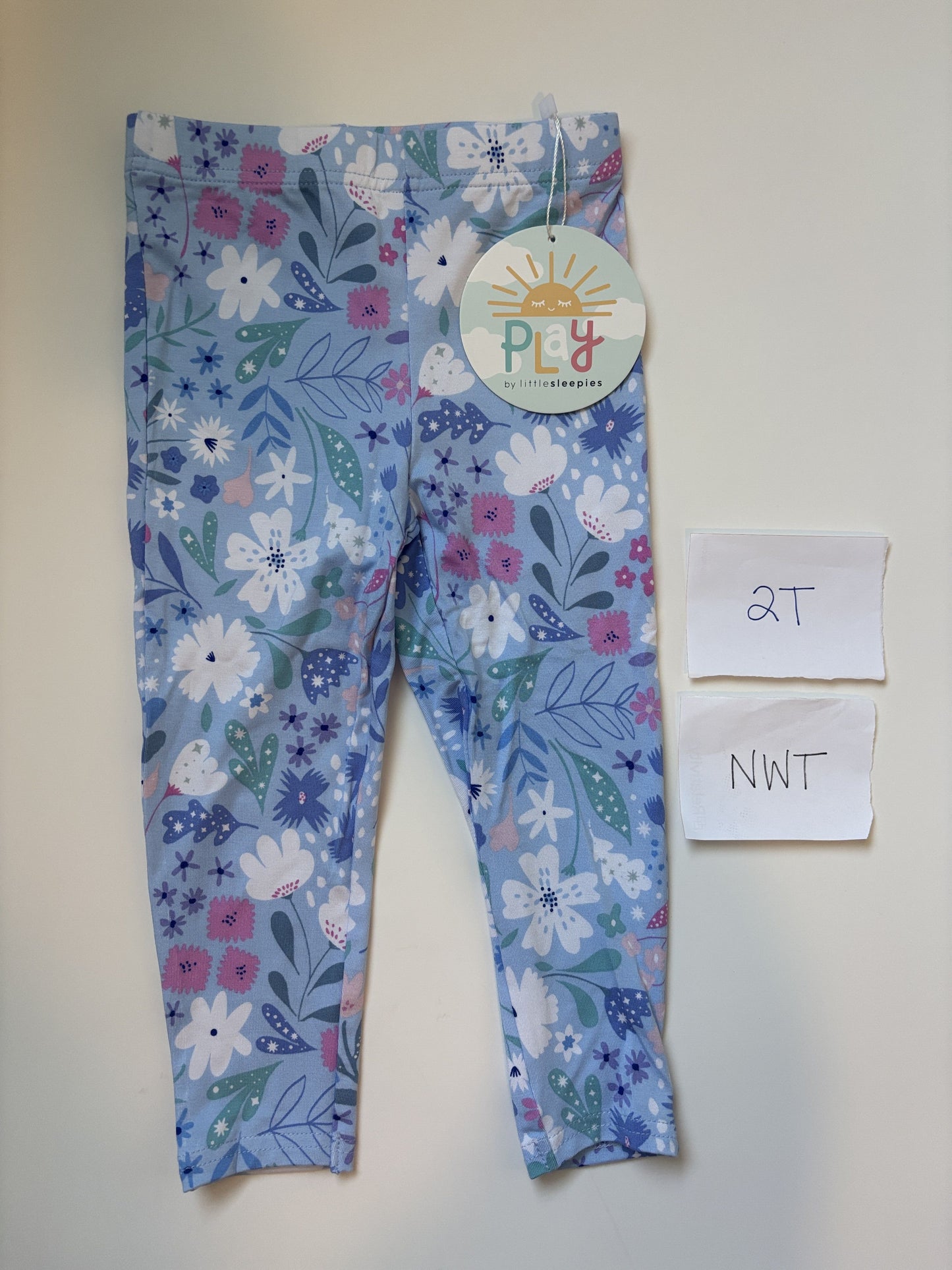 #138 - 2T - NWT Little Sleepies - Magical Meadow Pants - PU 45236