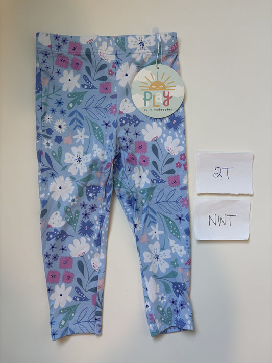 #138 - 2T - NWT Little Sleepies - Magical Meadow Pants - PU 45236