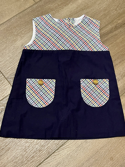 #90 TBBC girls jumper, 18-24 mos