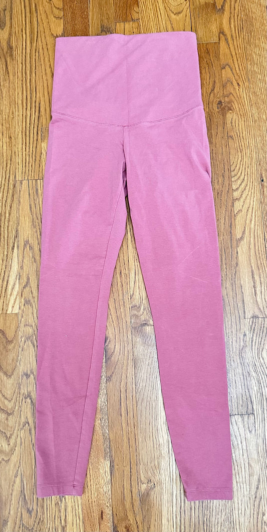 #65 Old Navy Maternity/Postpartum Small Pink Leggings