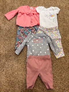 #47 girls newborn carters outfits