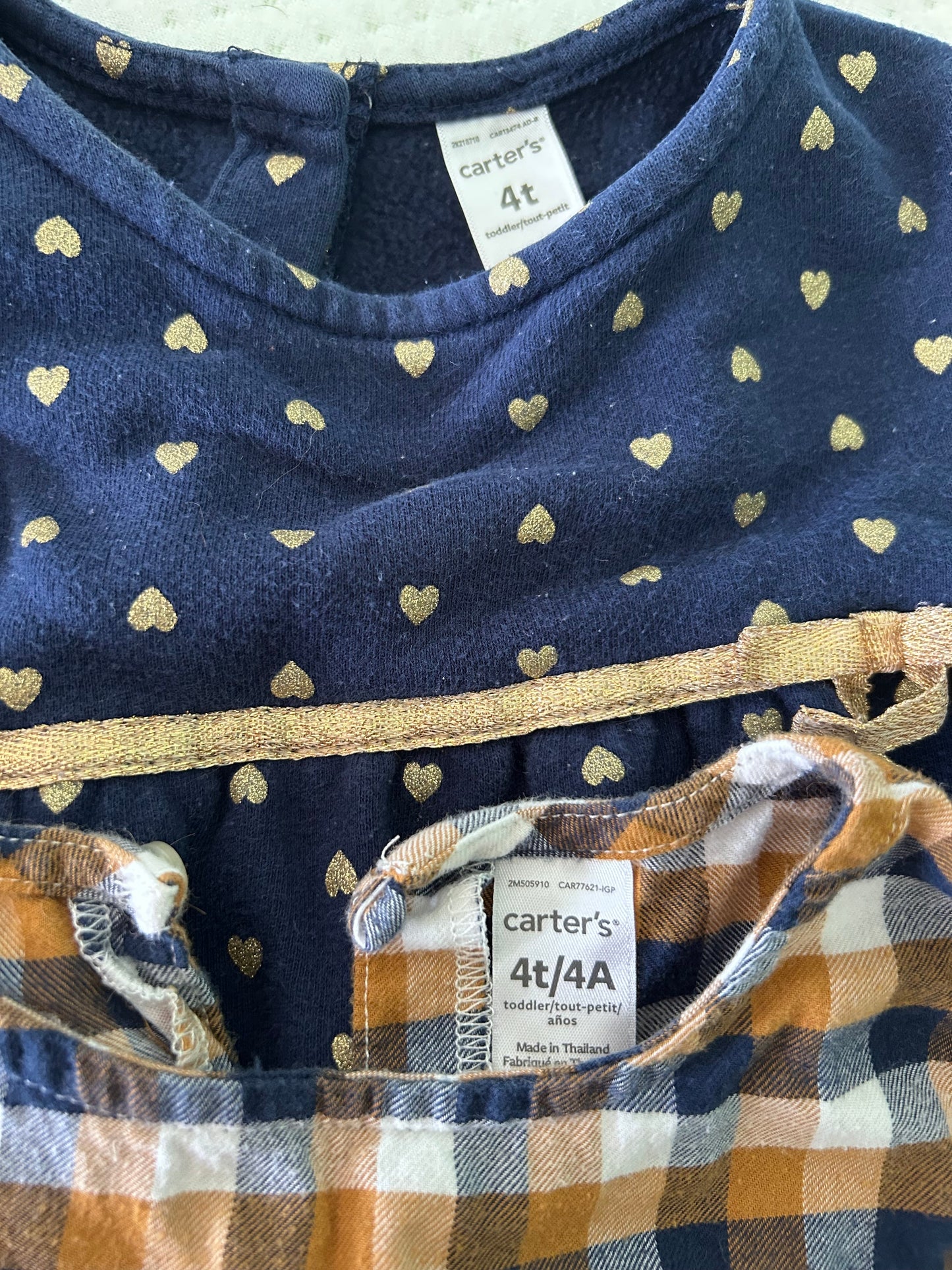 Seller #7 4T girls sweatshirts by Carters (set of 3)