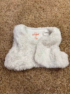 #47 girls 0-3mo cat and jack vest
