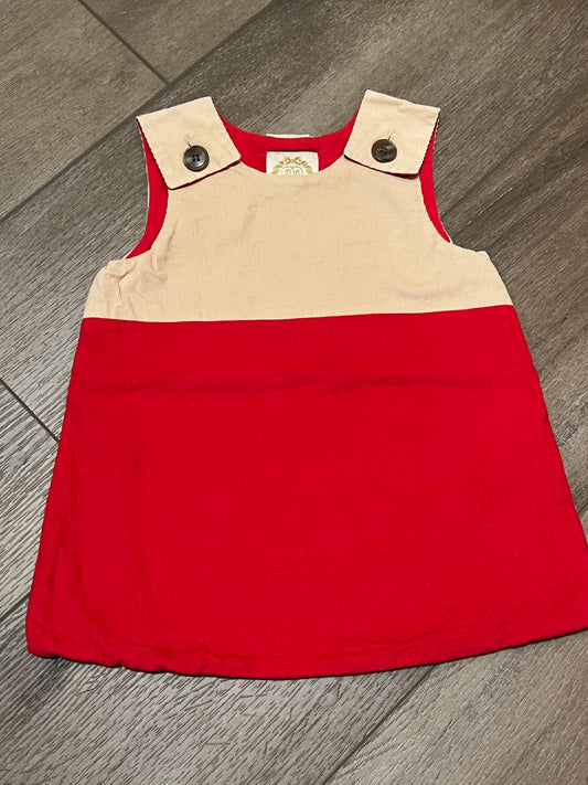#90 TBBC girls corduroy jumper, 2T