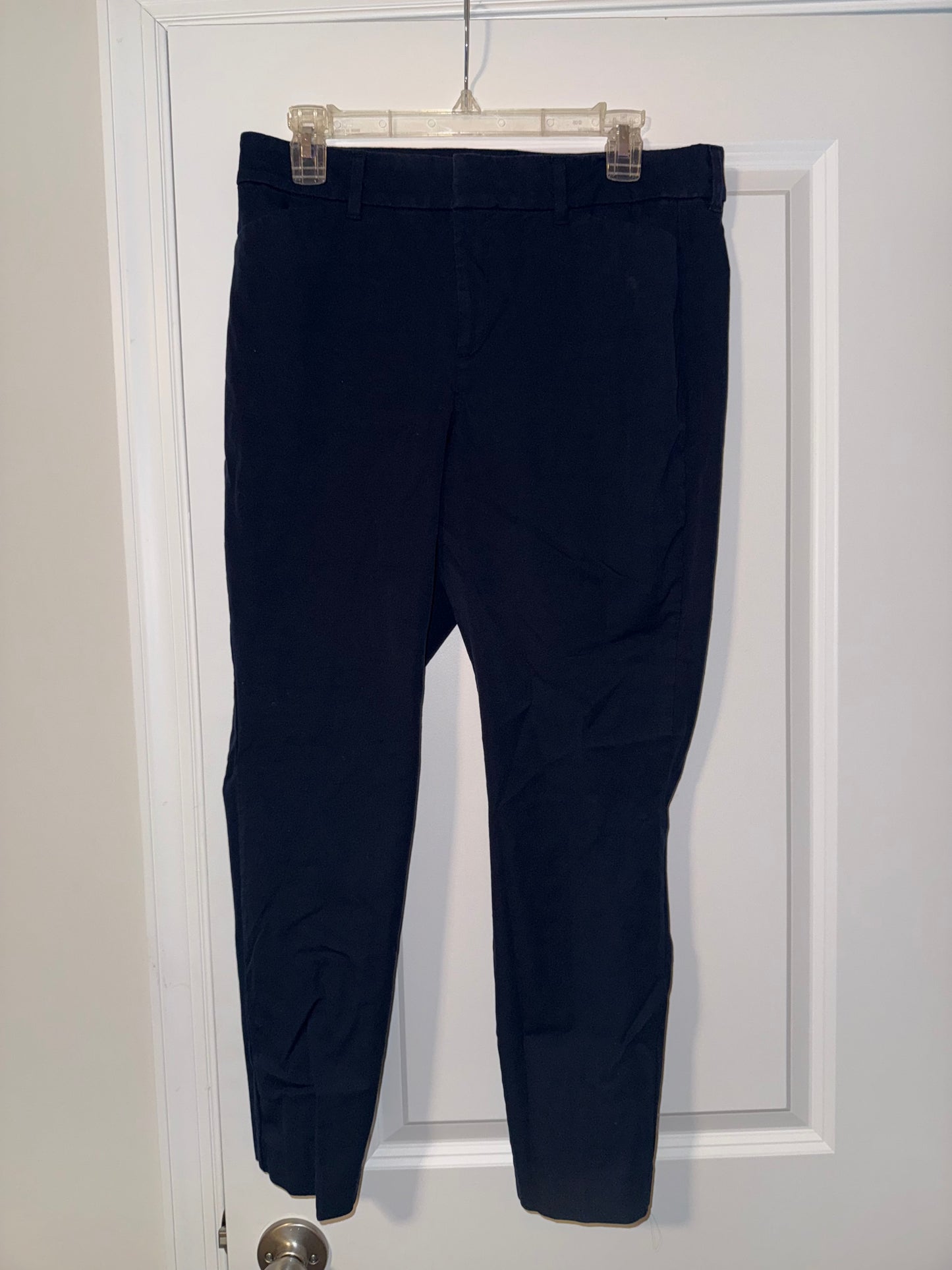 #106: Womens 12 Old Navy High Rise Pixie Dress Pants (Navy) *REDUCED*