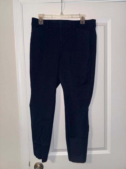 #106: Womens 12 Old Navy High Rise Pixie Dress Pants (Navy) *REDUCED*