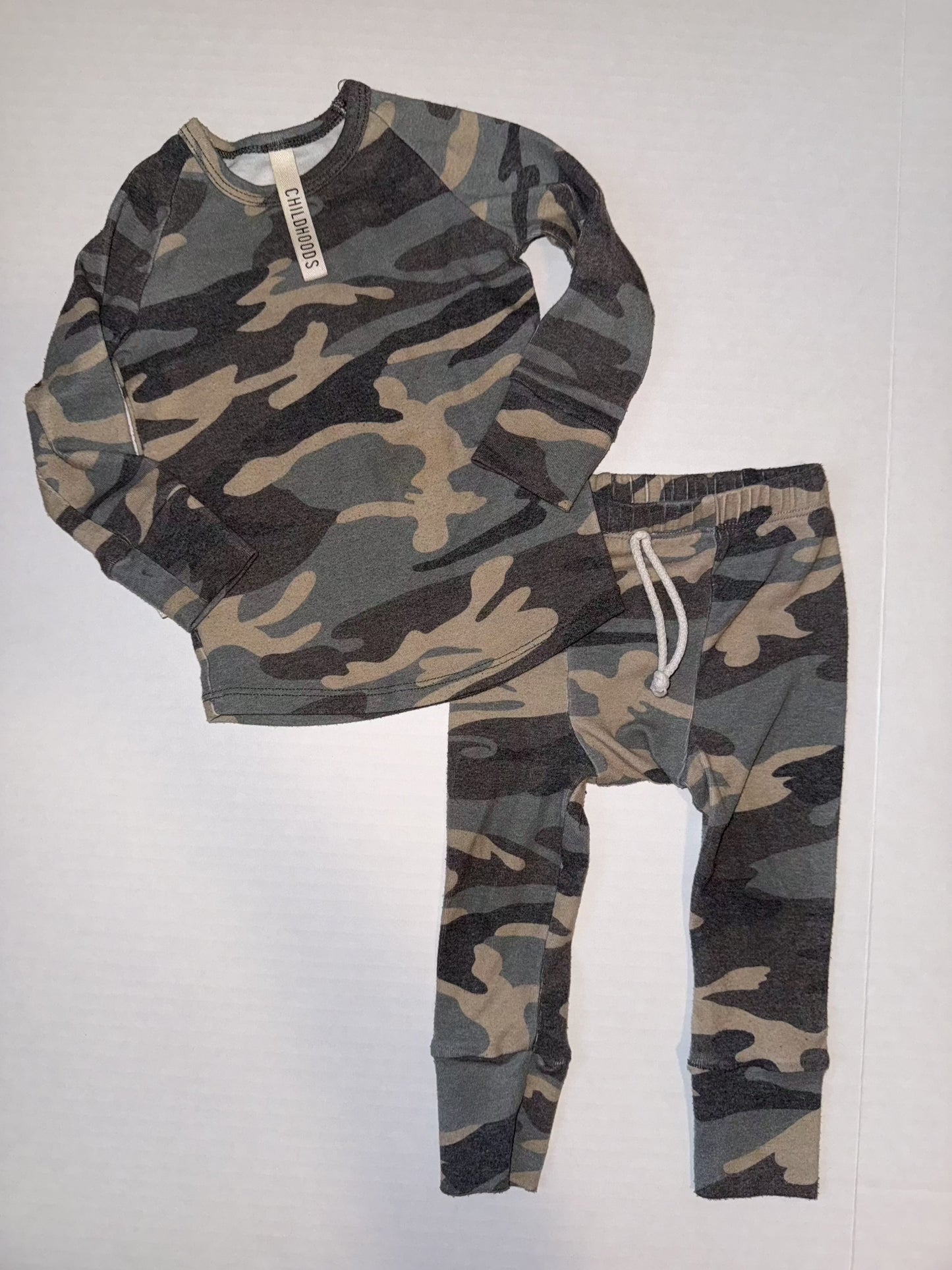 Seller #106: *Reduced* 12-18m Childhoods Camo Set