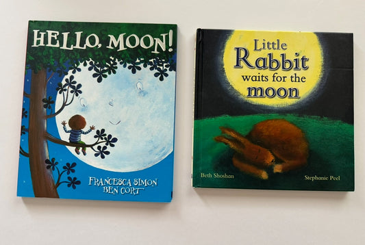 REDUCED #92 Hello moon. And little rabbit waits for the moon books